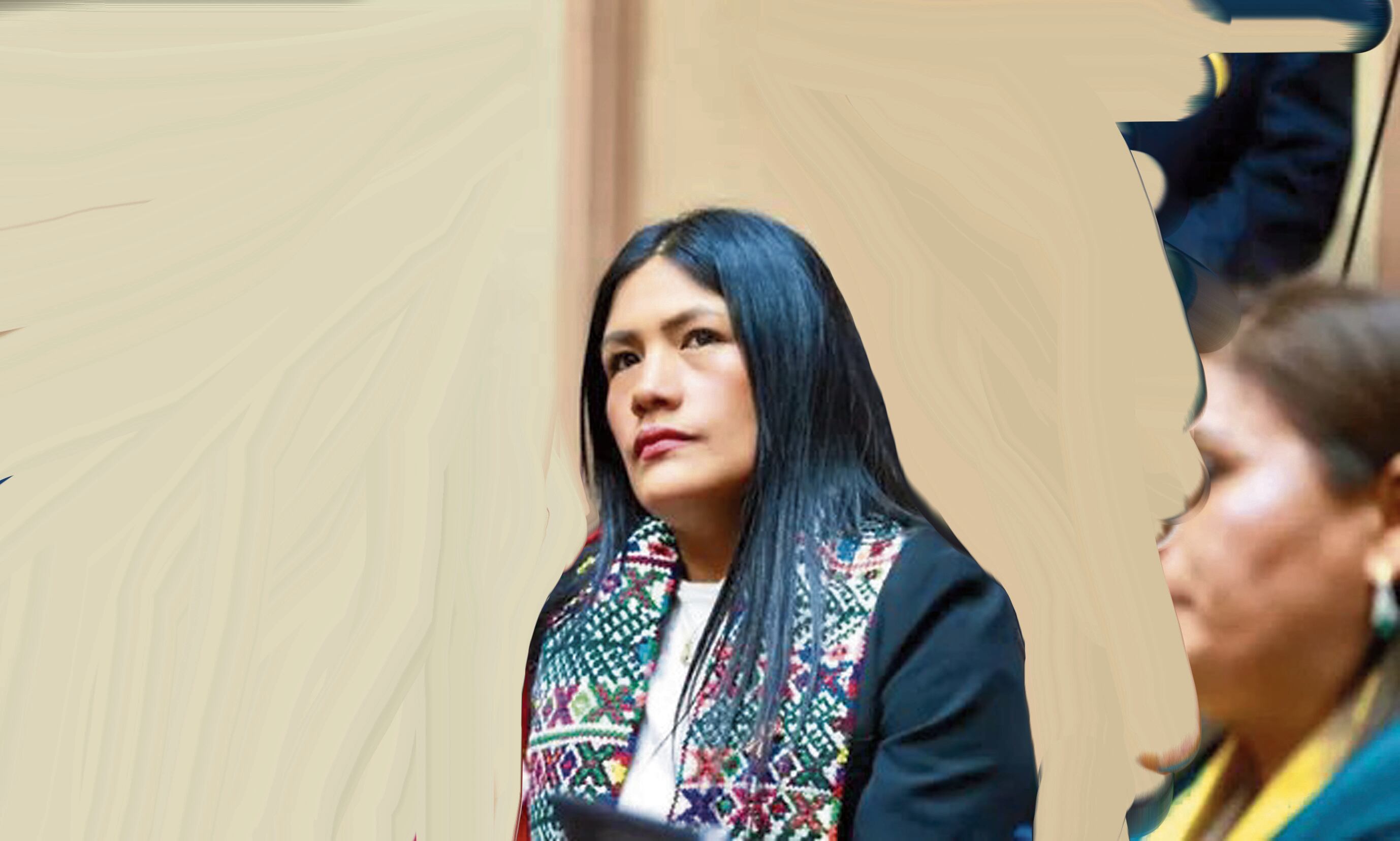 La diputada Catherin Palomino, cuestionada por contar con un taller informal en Huancavelica. Foto: GEC.