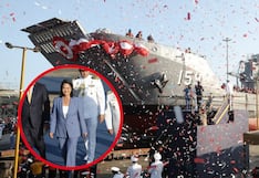 Keiko Fujimori participa en bautizo y botadura del BAP Chimbote en el Callao