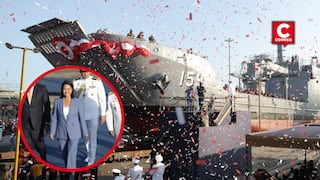 Keiko Fujimori participa en bautizo y botadura del BAP Chimbote en el Callao