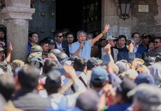 Ayacucho: En el tercer día de paro antiminero cientos de ciudadanos van en busca de Wilfredo Oscorima