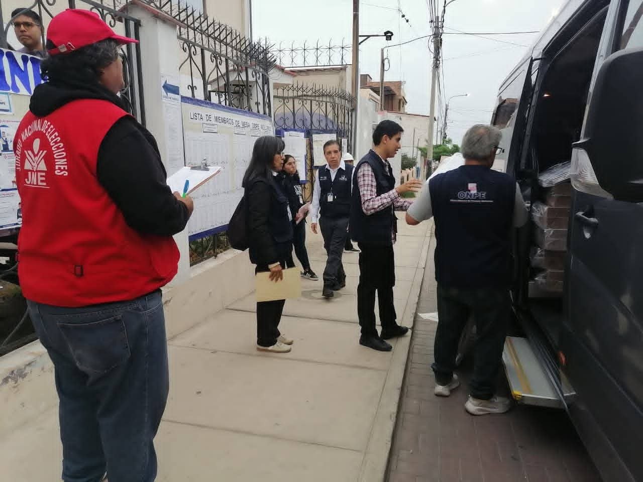 ODPE Mollendo terminó con el traslado de material electoral en sus seis distritos de su jurisdicción. Foto: ODPE Mollendo