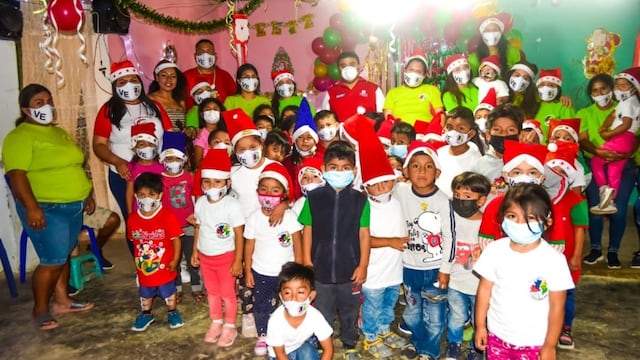 Llevan alegría a más de 150 niños de La Esperanza