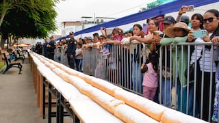 La Libertad: En Virú prepararon el pionono de ciruela más grande del país