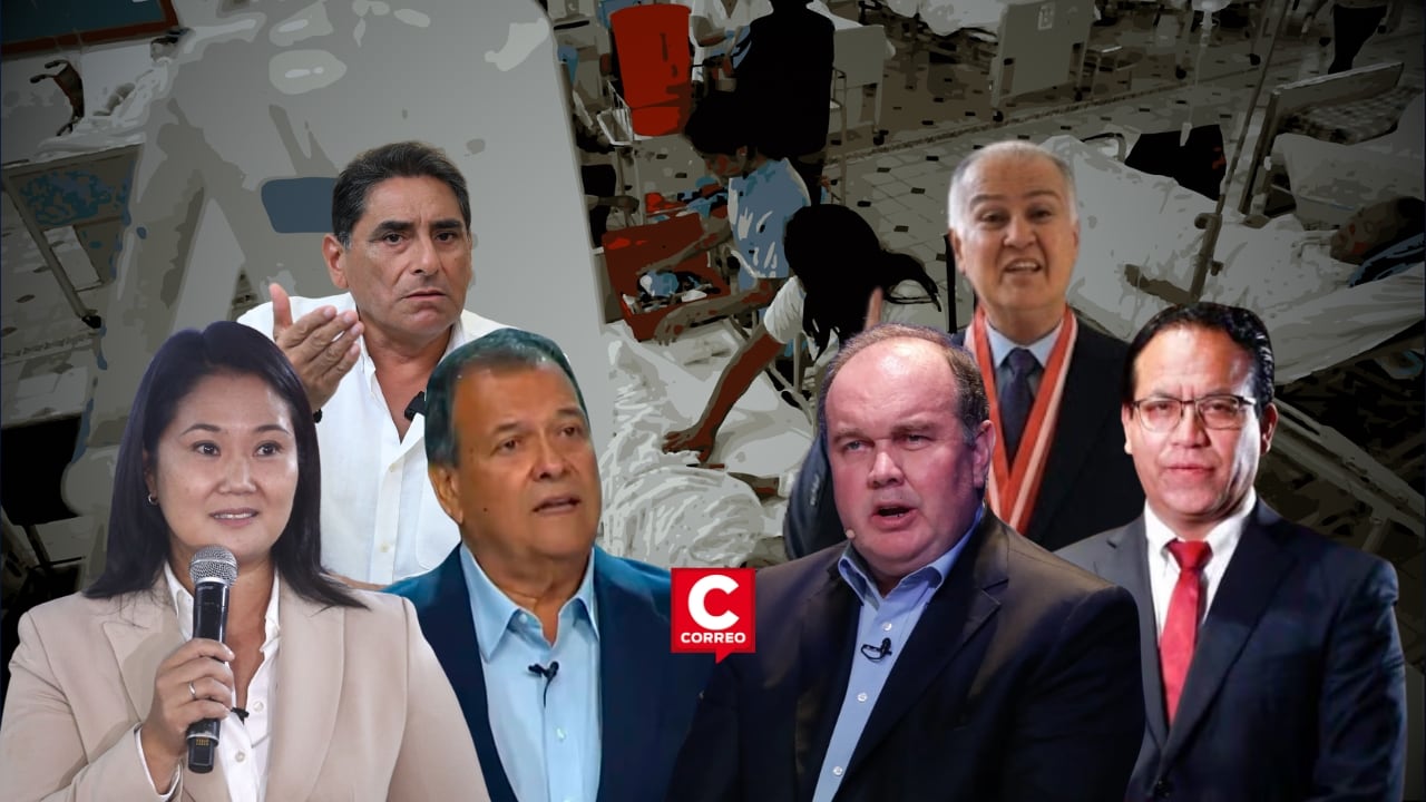 Crisis de salud: planes en campaña evitan profundizar soluciones para mejorar atención médica a nivel nacional. Composición: Diario Correo.