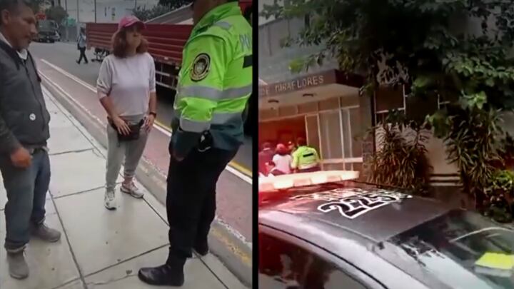 La mujer estuvo acompañada por un varón que también fue detenido por las autoridades. Foto: Canal N