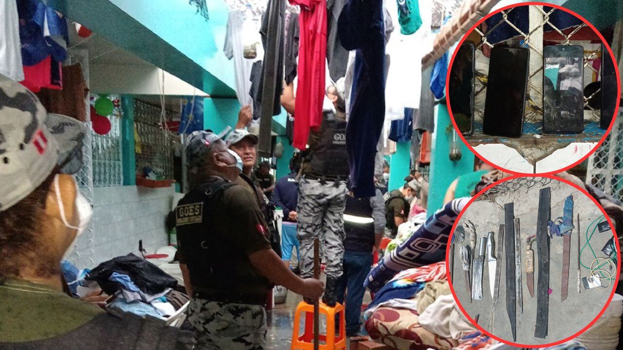 Durante la requisa en el pabellón 3-A y 3-B del establecimiento penitenciario de varones.