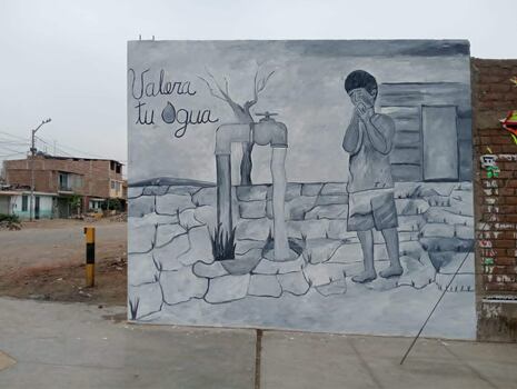 La Libertad: Kusikuy culmina murales sobre el cuidado del agua en Alto Trujillo
