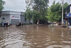 Calles de Piura amanecen inundadas tras lluvia de 7.8 milímetros