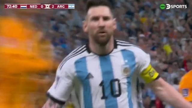 Apareció el ‘10′: Lionel Messi firmó el 2-0 de Argentina vs. Países Bajos (VIDEO)