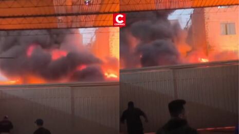 Incendio en el mercado Unicachi de Comas fue controlado