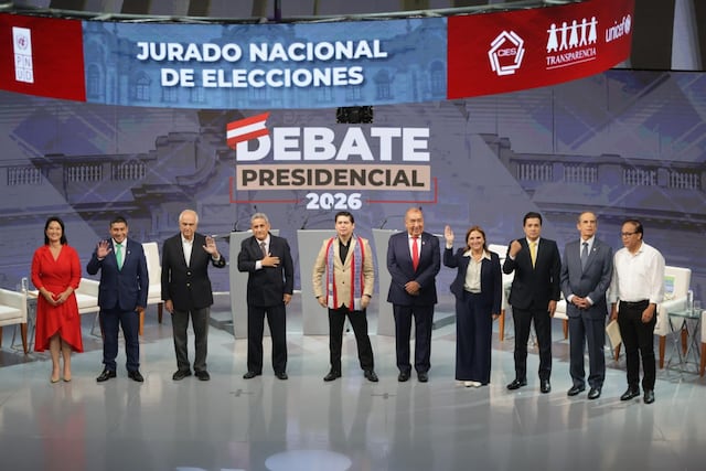 El lado B del quinto día de debate presidencial 2026 (Fotos: GEC)