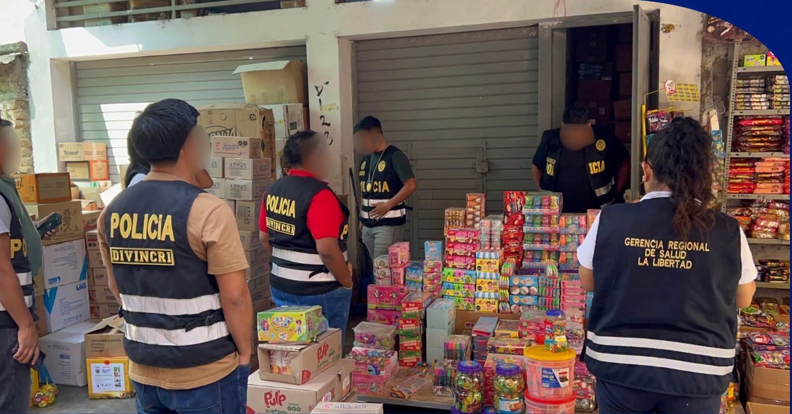 Productos fueron decomisados por la Gerencia de Salud y la Policía Fiscal.