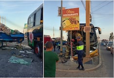 Ica: policía y copiloto de bus interprovincial mueren tras accidente en la Panamericana Sur