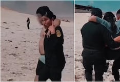 Héroes en el mar: policías salvan a dos personas de morir ahogadas en playa Yumaque de Paracas