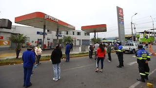 San Luis: reportan posible fuga de gas en el interior de grifo Pecsa (FOTOS)