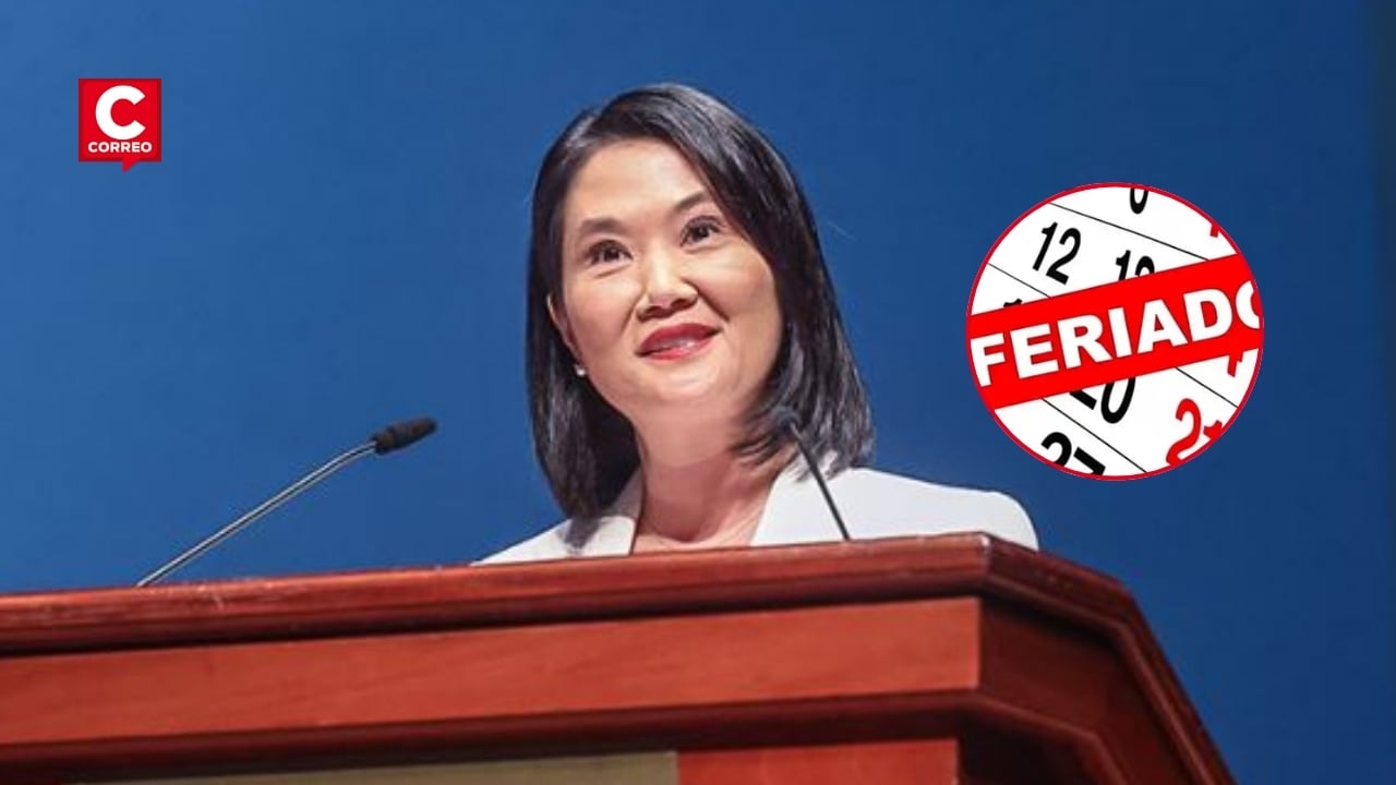 Keiko Fujimori confirma traslado de feriados a los lunes para impulsar turismo y productividad. Composición: Diario Correo.