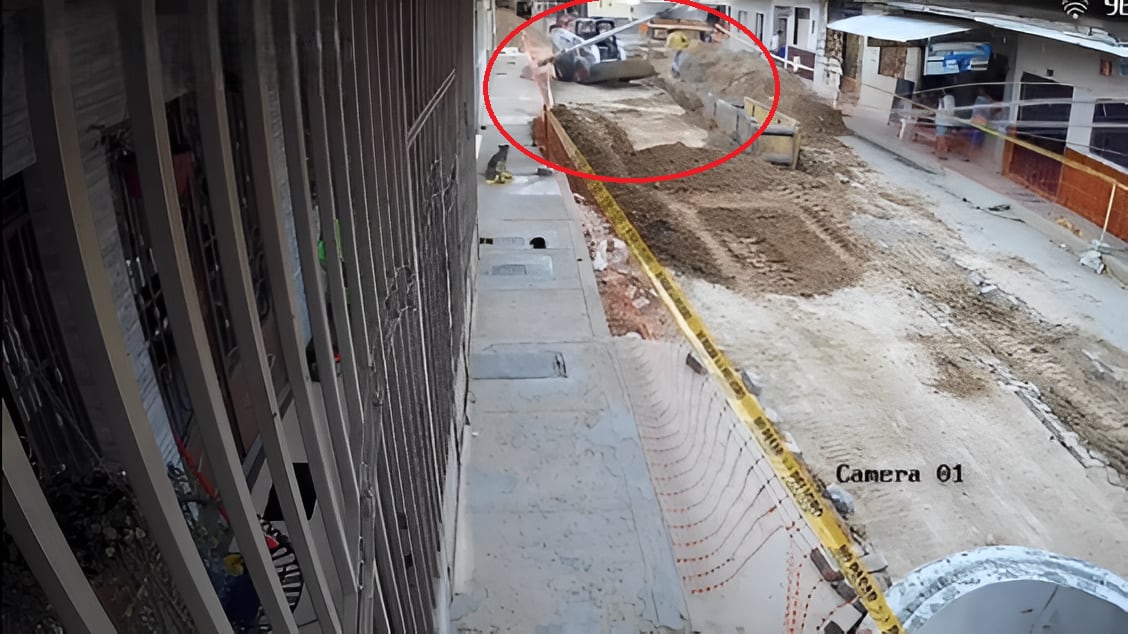 Sucedió cuando realizaban trabajos en una calle del asentamiento Nueve de Octubre