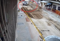 Piura: Poste de concreto casi aplasta a un obrero en Sullana
