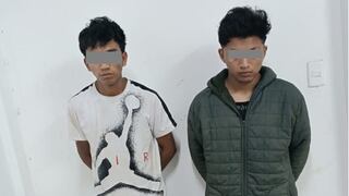 Piura: Capturan a dos presuntos delincuentes por asalto a adolescente
