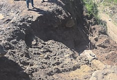 Lluvias siguen bloqueando vías en la sierra de La Libertad