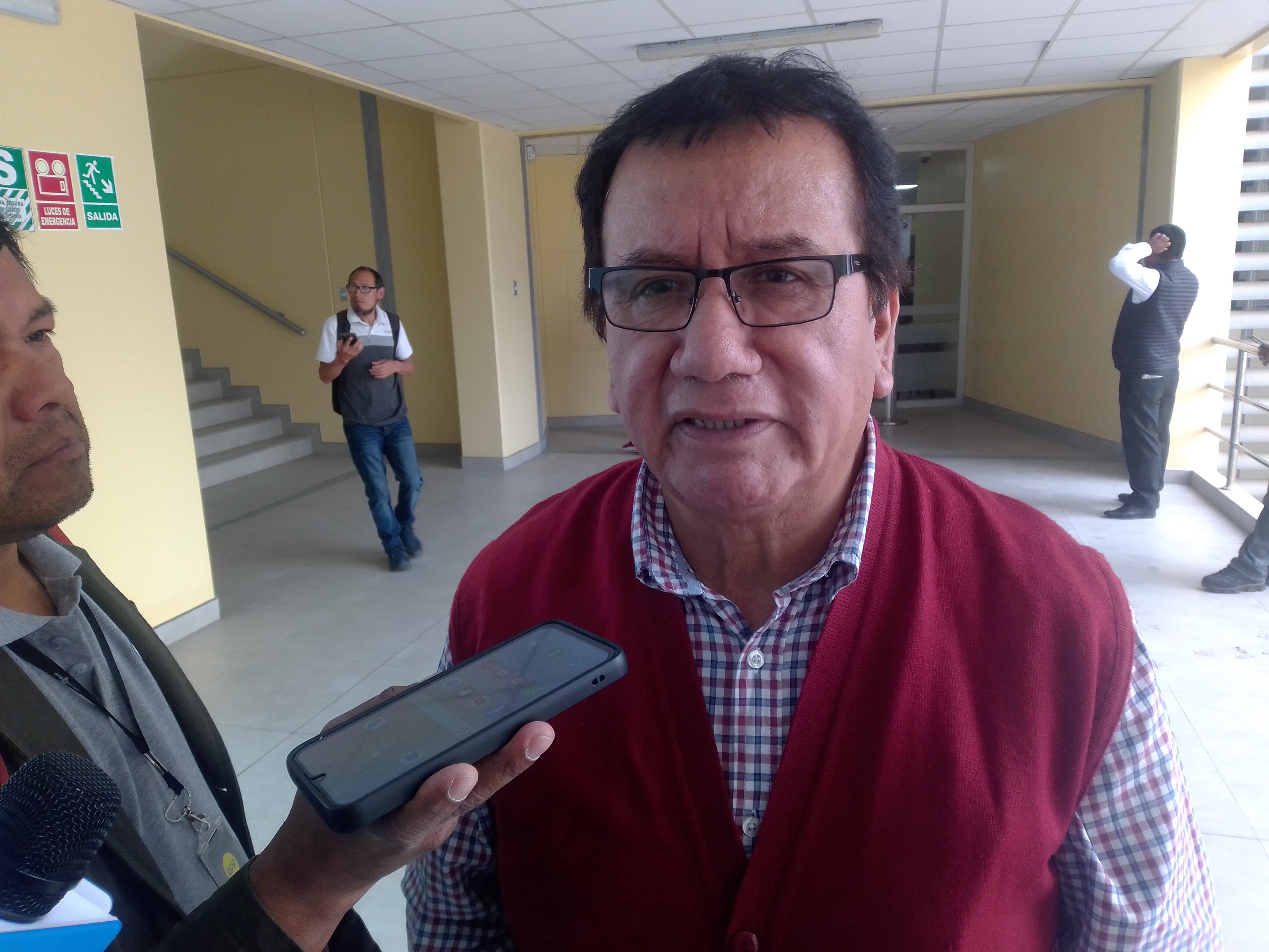 Gerente general del Gobierno Regional de Tacna (GRT) Jaime Carpio Camacho cuestionó la Ley 31876. (Foto: Adrian Apaza)