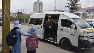 ¿De cuánto es la multa para conductores que no recojan a escolares en Huancayo?