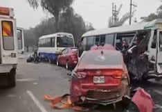 Accidente en la Carretera Central: un muerto y más de diez heridos en múltiple choque en Chaclacayo