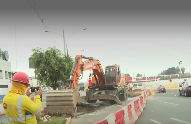 Desde este domingo 25 de mayo se activó un desvío vehicular en la avenida Elmer Faucett, en el Callao, debido a las obras de la estación Morales Duárez, parte del ramal de la Línea 4 del Metro de Lima y Callao. Conoce los nuevos paraderos y rutas habilitadas. (Captura: Canal N)