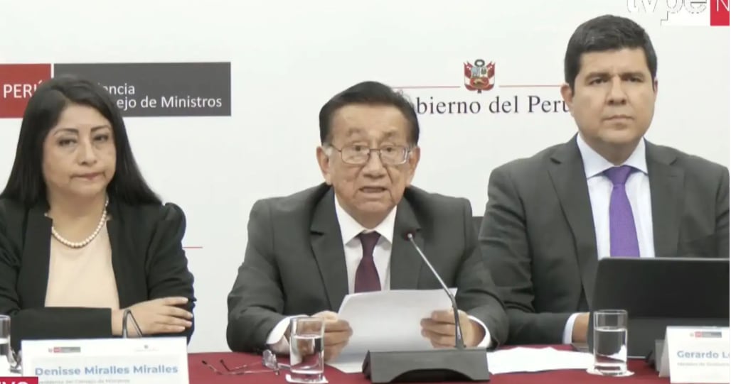 El presidente José María Balcázar indicó que el abastecimiento para vehículos comenzará ese día y que el suministro de gas natural en Lima y Callao se normalizaría el 15 de marzo. FOTO: TV PERÚ.