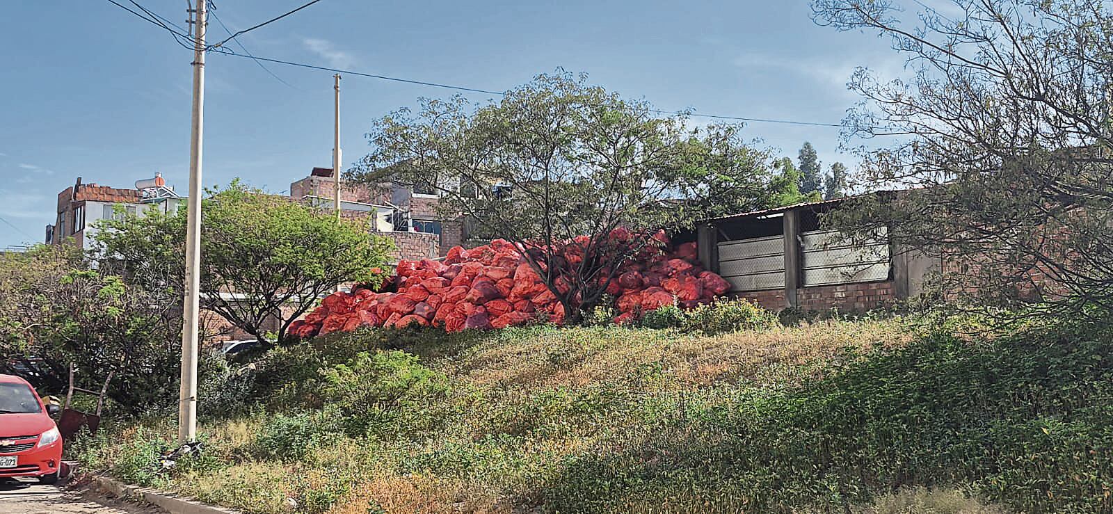 Residuos sólidos en el hospital Honorio Delgado. Foto: GEC.