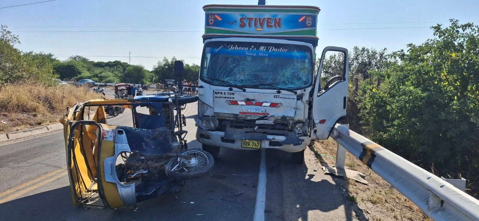Accidente de tránsito en el distrito de Tambogrande