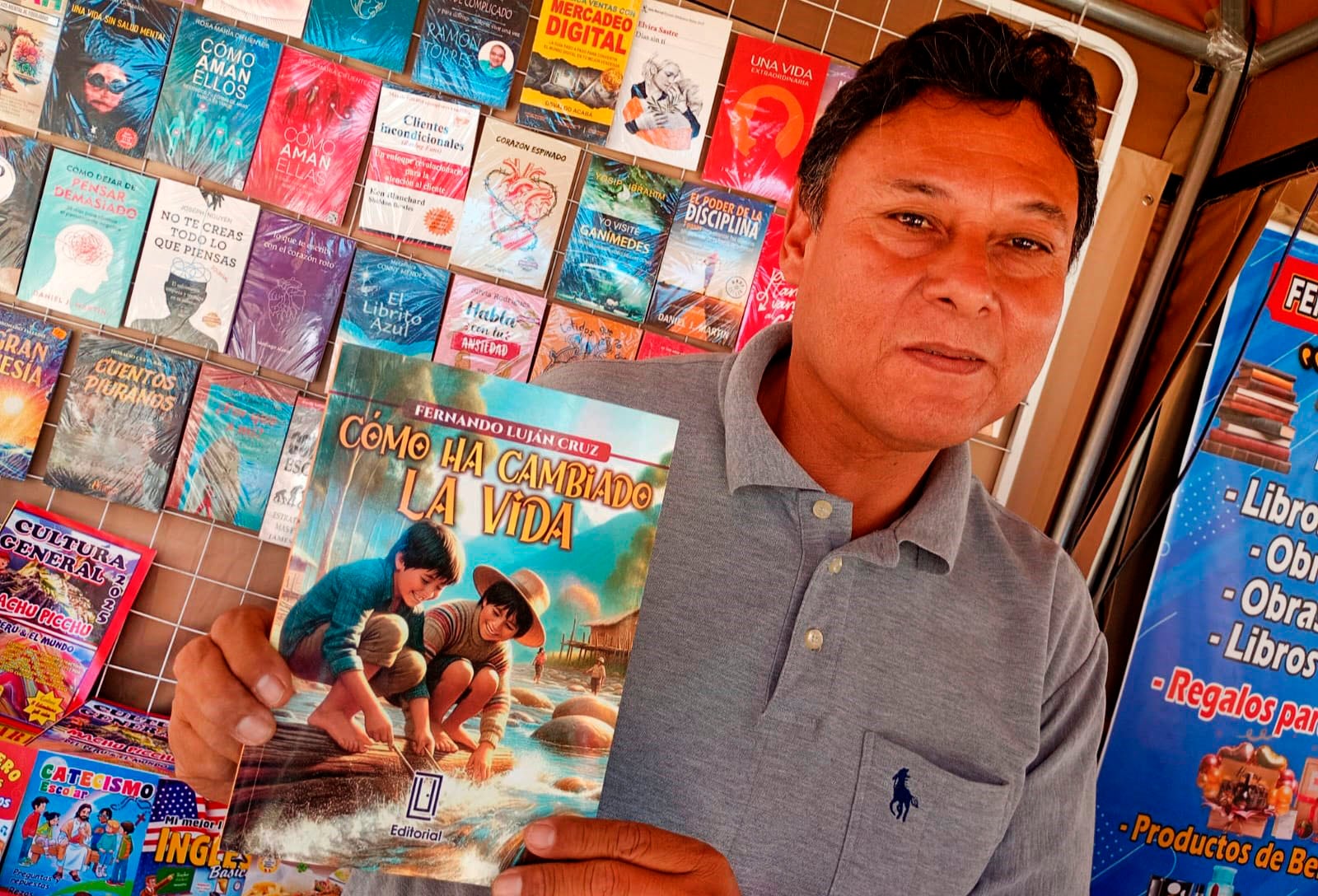 En su libro, el autor Fernando Luján, llama a la reflexión sobre la vida.