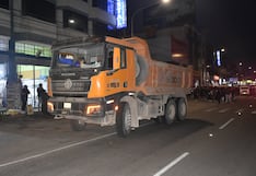 Tacna: Adulto mayor muere aplastado por pesado volquete cargado de agregados