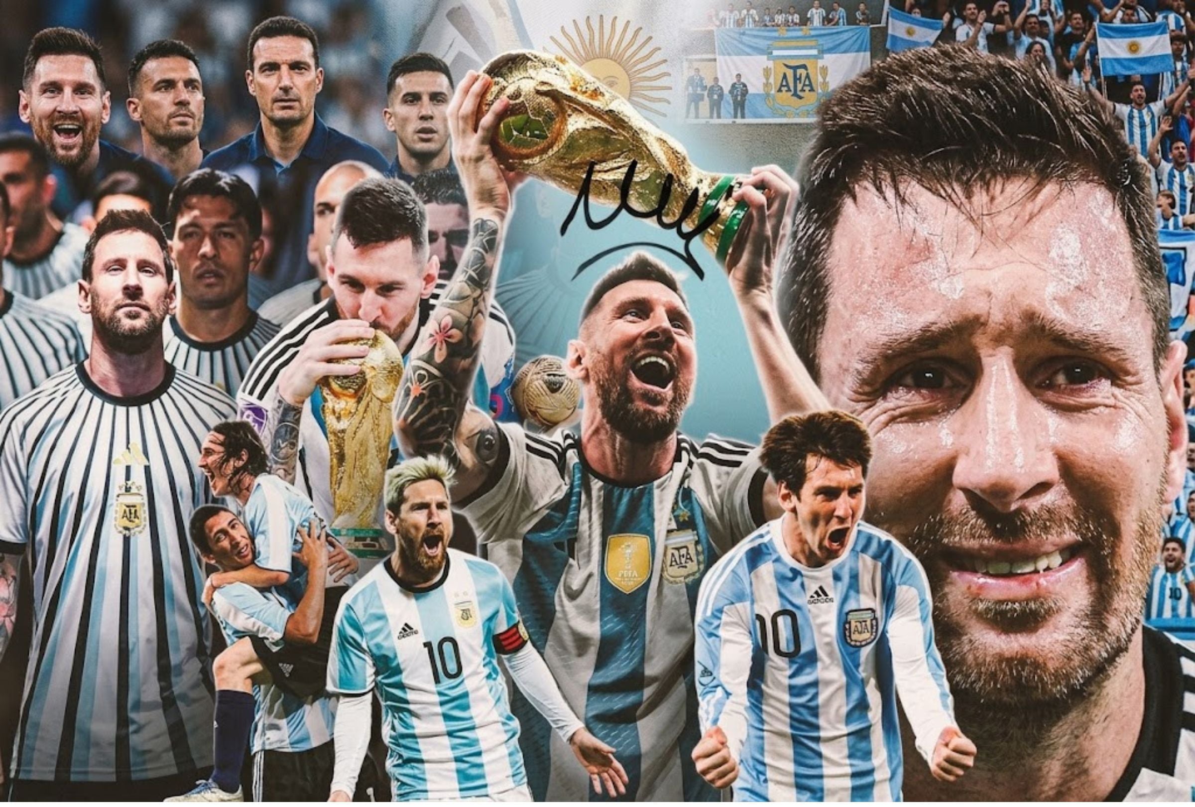 Can you watch Messi’s Argentina farewell for free? Check Argentina vs Benin live TV options, kickoff times and streaming restrictions before the match. (Photo: Depor Composition)