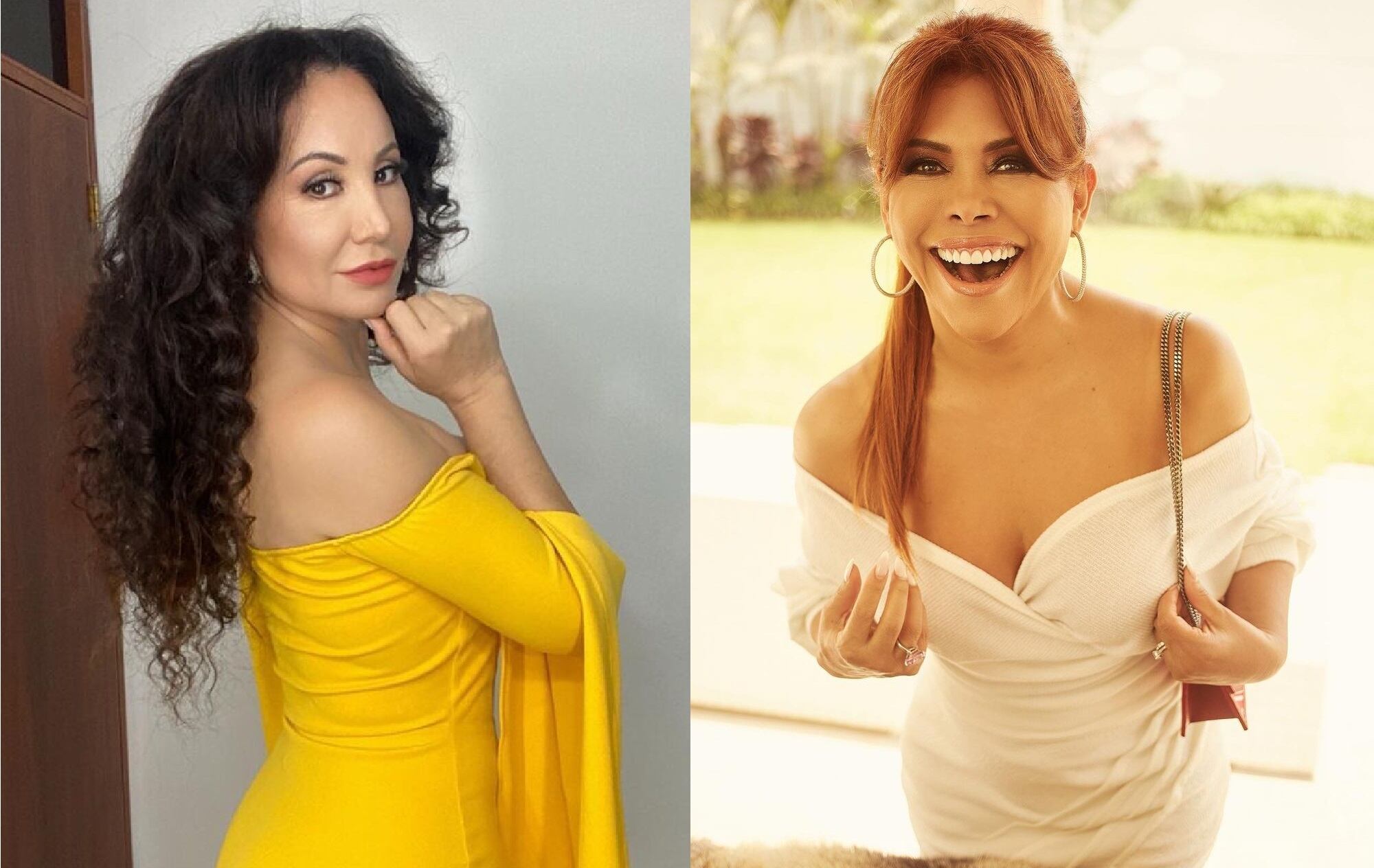 Janet Barboza envía tremendo dardo a Magaly Medina en el programa 'América hoy'. (Instagram: @janetbarbozaa, @magalymedinav)