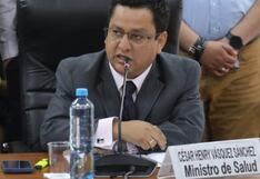 Ministro de Salud anunció decreto de urgencia para autorizar uso de otros lotes de suero fisiológico de Medifarma