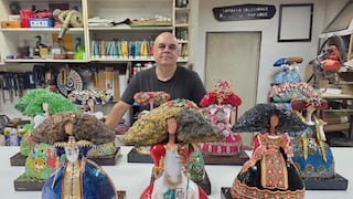 “Menina Patria”: Paolo Cordano presenta esculturas sobre identidad peruana en San Isidro