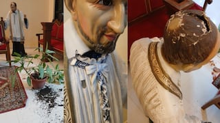 Pisco: atacan a imágenes y elementos religiosos de la parroquia de San Clemente