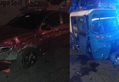 Ica: accidente de tránsito deja tres heridos en el distrito de Parcona