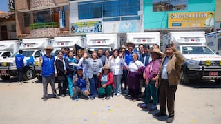 La Libertad: Entregan siete ambulancias para atender emergencias en Julcán