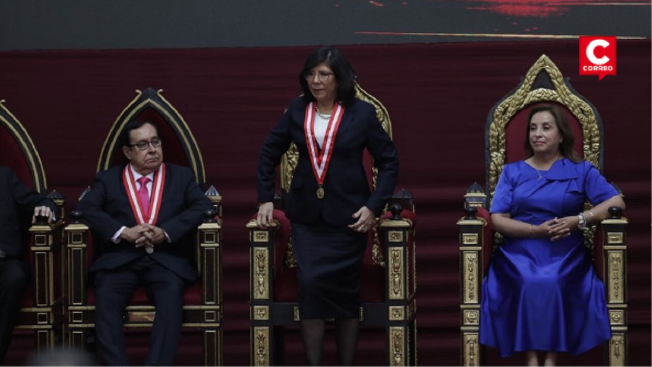 Asunción de la jueza suprema titular Janet Tello Gilardi como presidenta de la Corte Suprema de Justicia y del Poder Judicial.