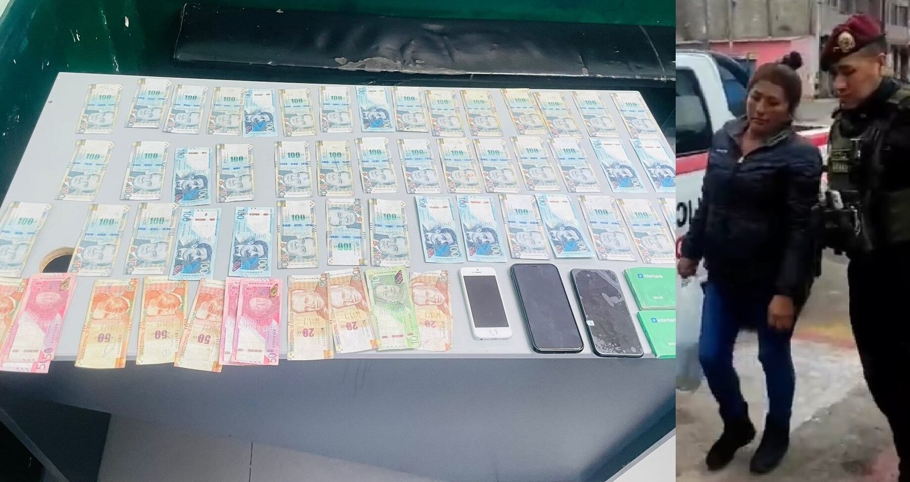 Se recuperó 5 mil soles que habían robado a médica de su vehículo estacionado