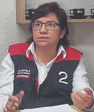 Estela Peña, candidata a diputada por el partido Perú Primero. (Foto: Paúl Flores/@photo.gec)