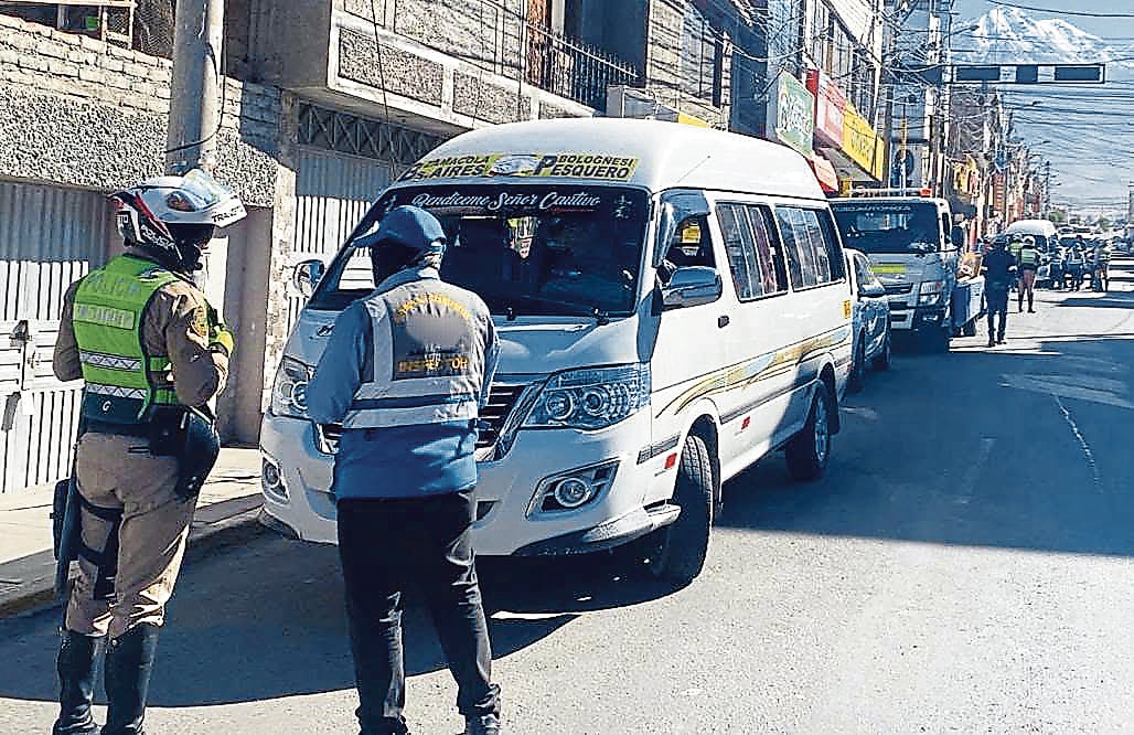 Más inspectores de tránsito en Arequipa. Foto: GEC.