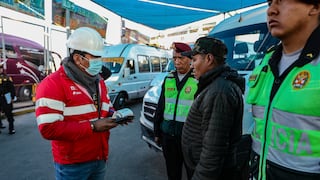 Sutran sancionó a 215 transportistas informales en Arequipa, entre enero y mayo