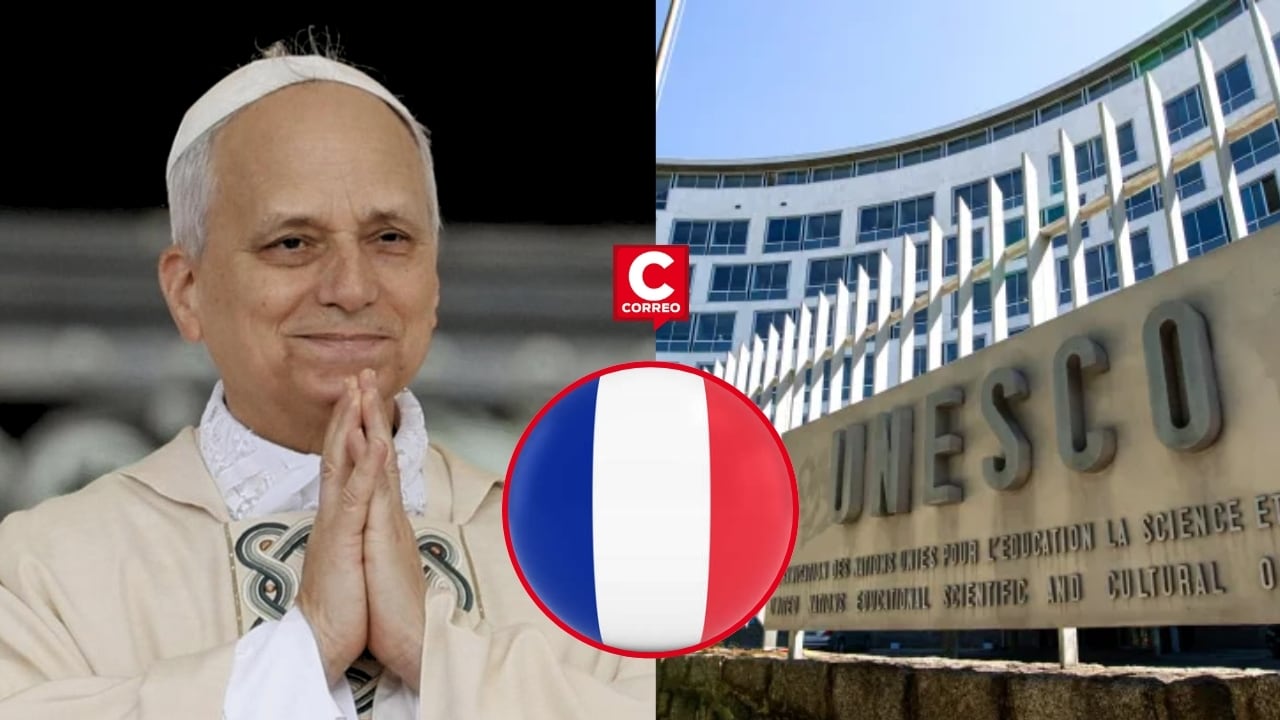Papa León XIV viajará a Francia en septiembre y visitará la sede de la Unesco en París. Composición: Diario Correo.