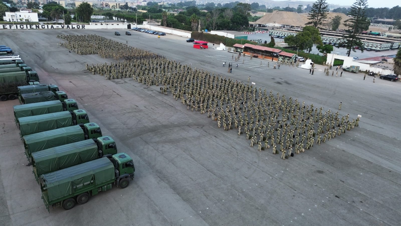 Más de 10 mil militares serán movilizados a distintas zonas del país para garantizar la seguridad en locales de votación. FOTO: Comando Conjunto de las Fuerzas Armadas del Perú
