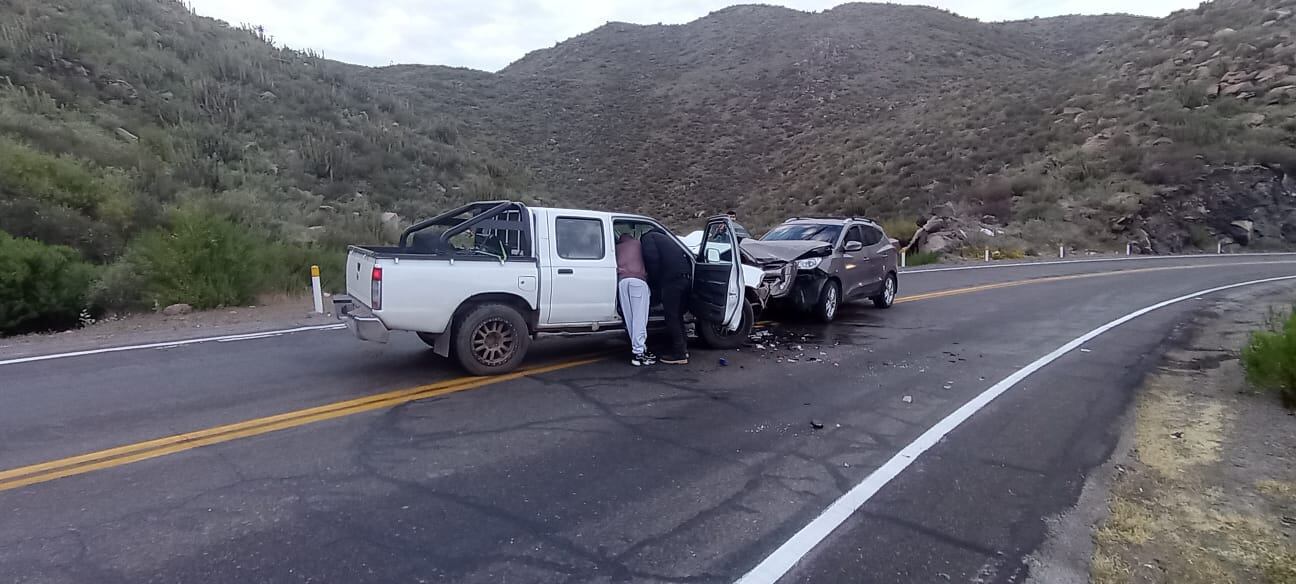 Accidente de tránsito en carretera. Foto: cortesía.