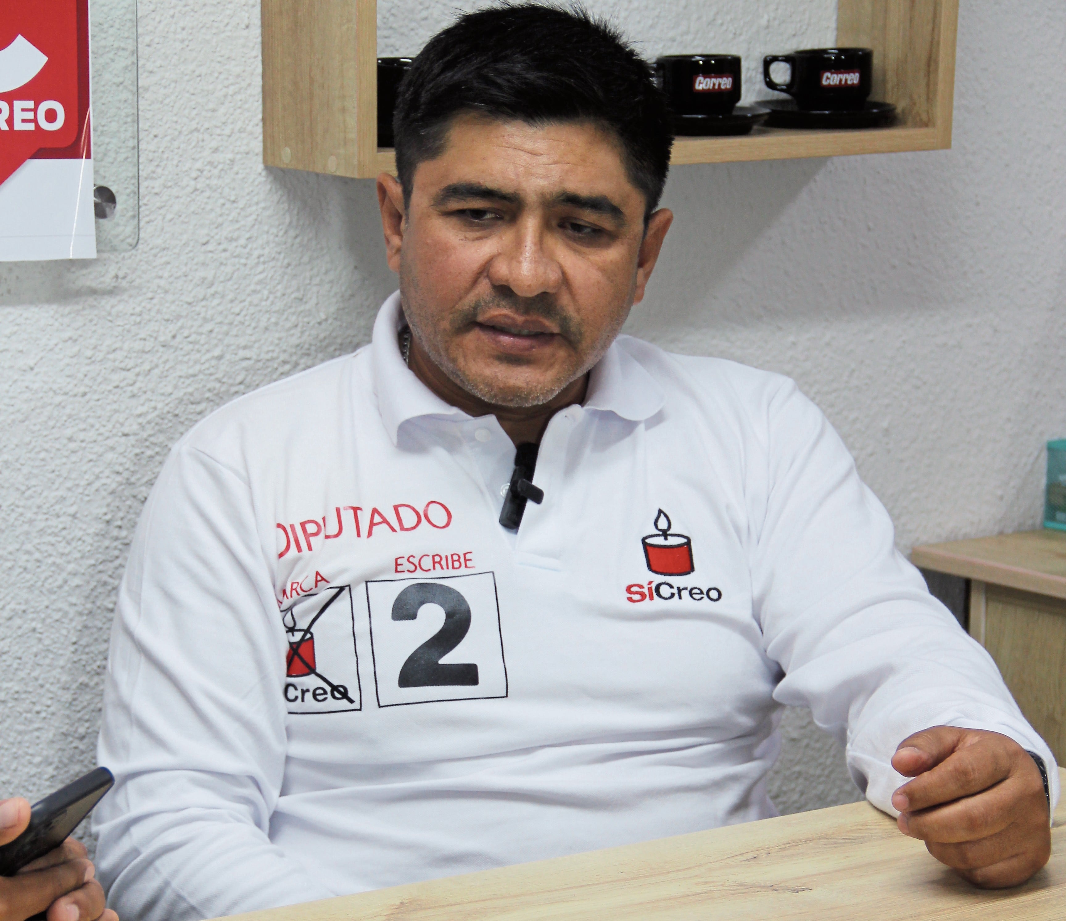 Gianni Simoni, candidato a diputado por Arequipa con "Sí Creo". (Foto: Paúl Flores/@photo.gec)