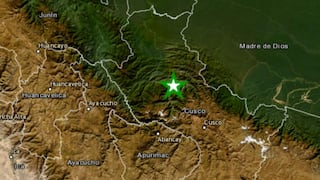 Temblor de magnitud 5.4 se registró en Espinar, Cusco, informa el IGP